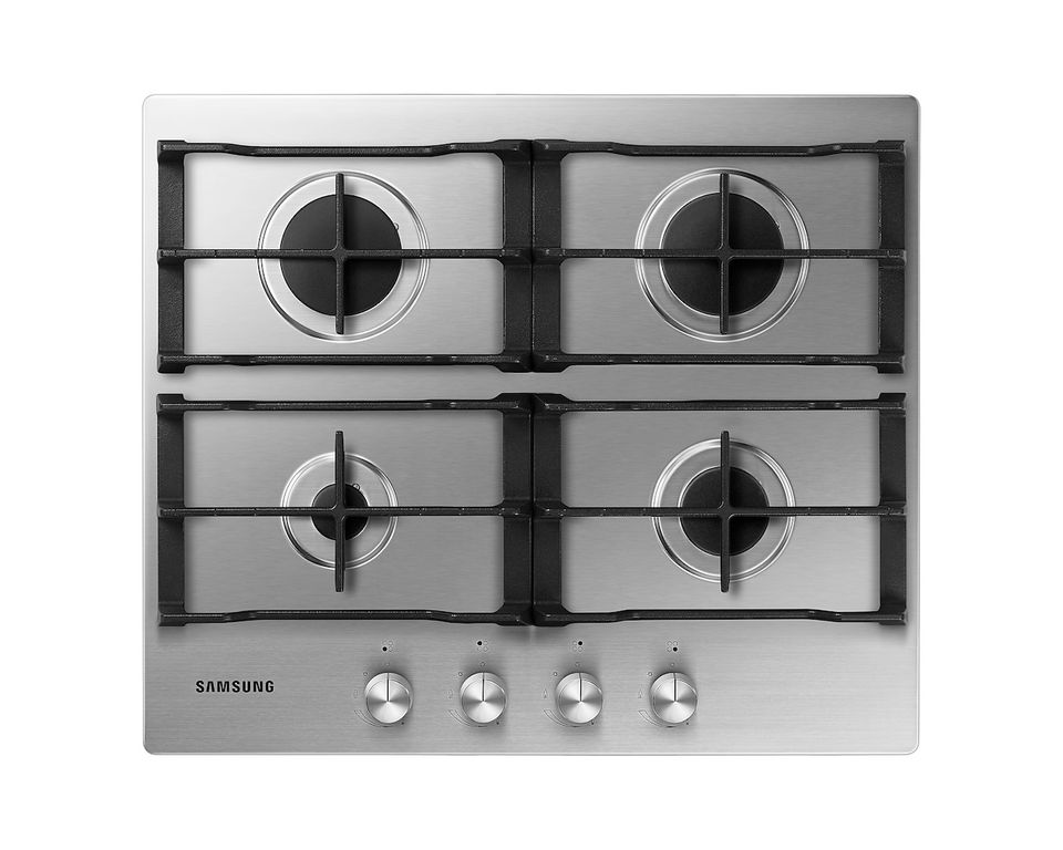 SAMSUNG Encimera a Gas 4 quemadores Silver