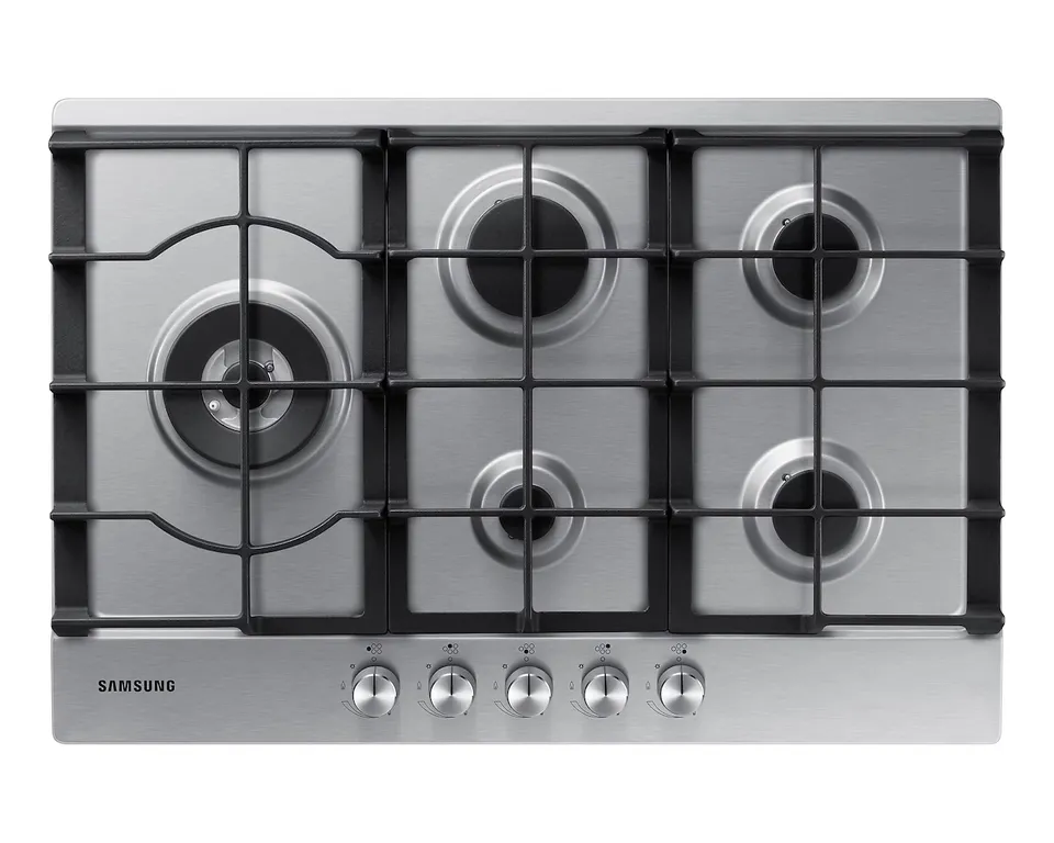 SAMSUNG Encimera a Gas 5 quemadores Silver