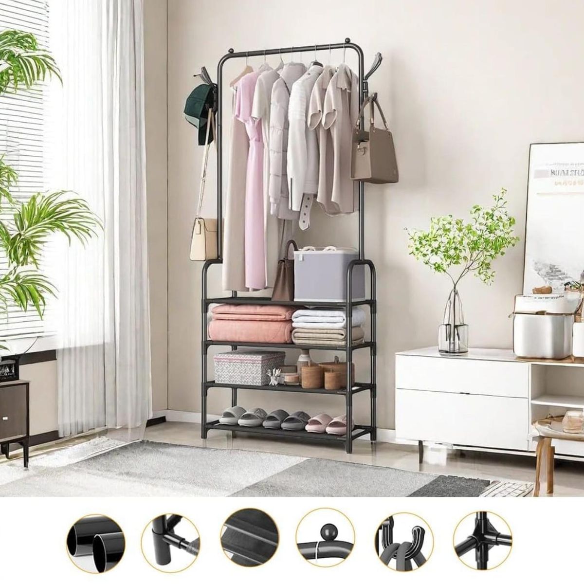 GENERICO - Perchero Organizador Multifuncional 3en1