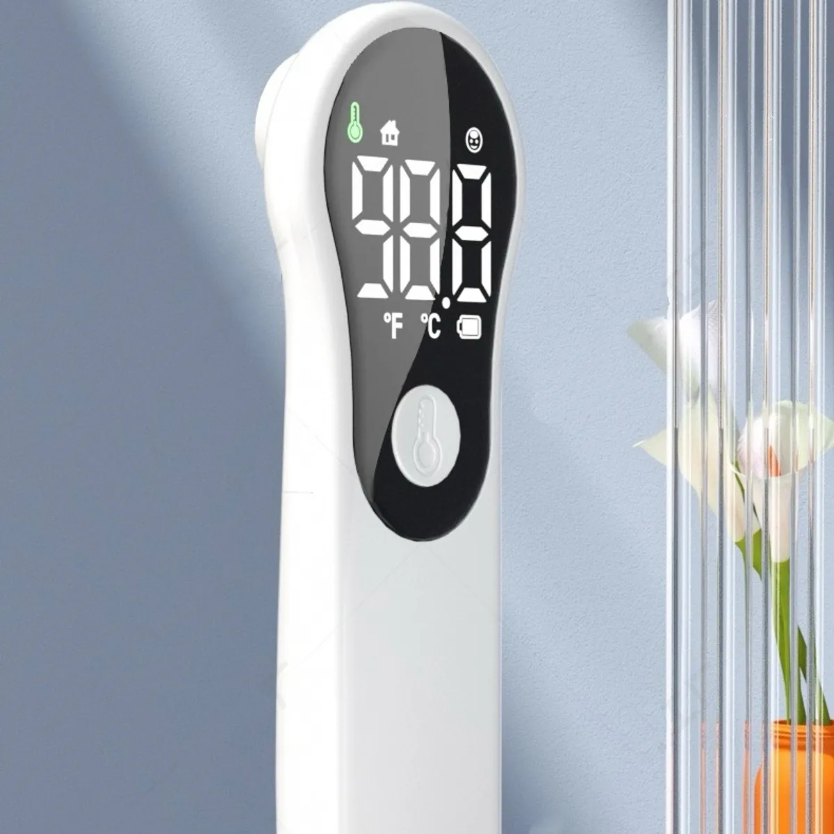 LUBABYCAS - Termómetro Infrarrojo Digital Recargable M6 Blanco LuBabycas