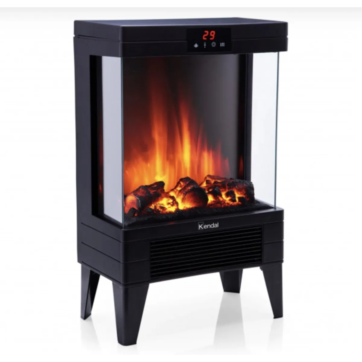 KENDAL - Estufa Chimenea Elétrica 1800W Kce-96S Kendal