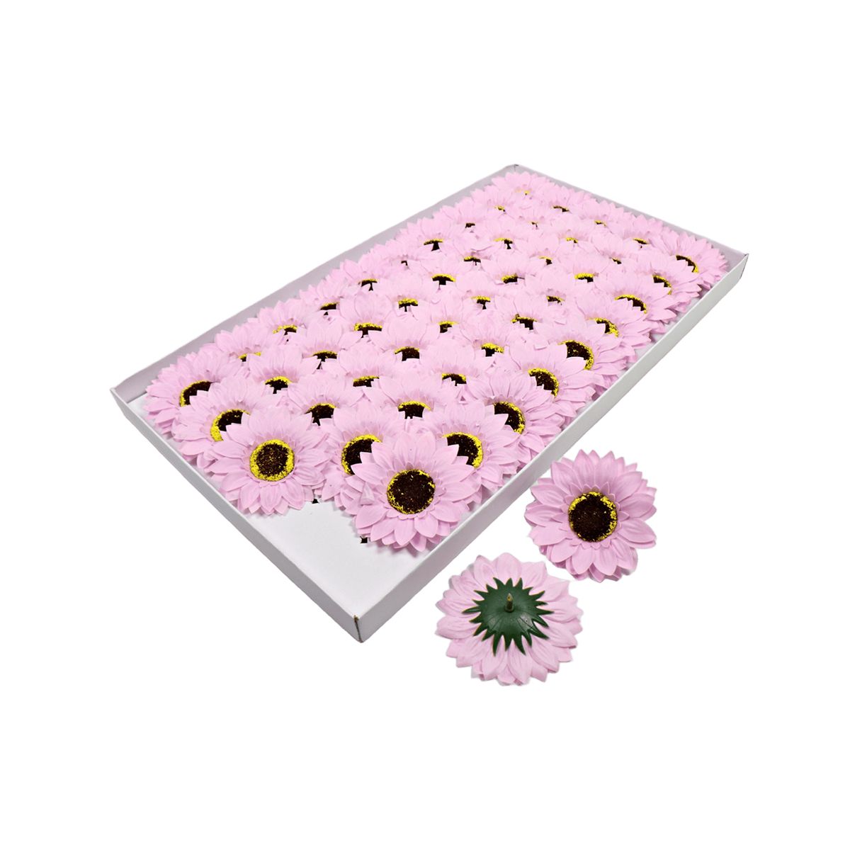 ATURE - Pack 50 Unid Girasol De Jabón Para Decoraciones