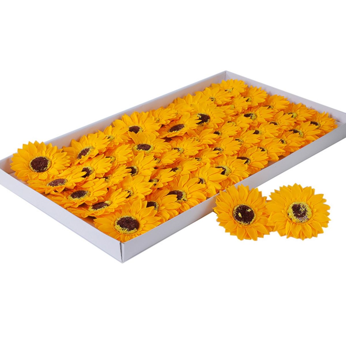 ATURE - Pack 50 Unid Girasol De Jabón Para Decoraciones