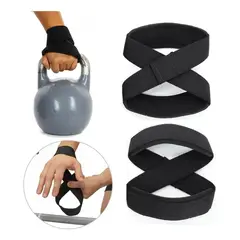 GENERICO - Muñequeras Lifting Straps Correa Para Levantamientos Forma 8