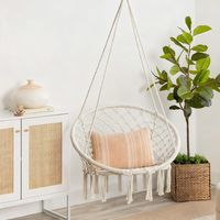 Silla colgante terraza y hogar hamaca Grecia blanco