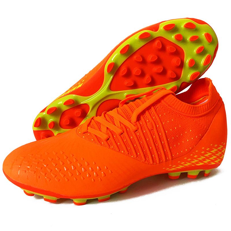 DANWEILE - Zapatos de espiga de fútbol de moda para jóvenes -Naranja