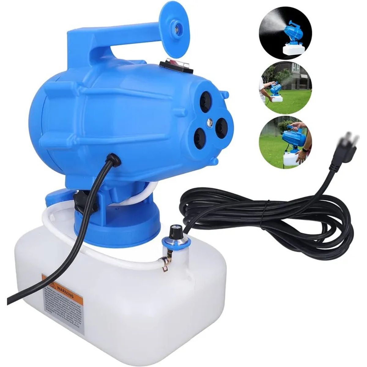 GENERICO - Fumigador Ulv Sanitizador Pulverizador Nebulizador 5l