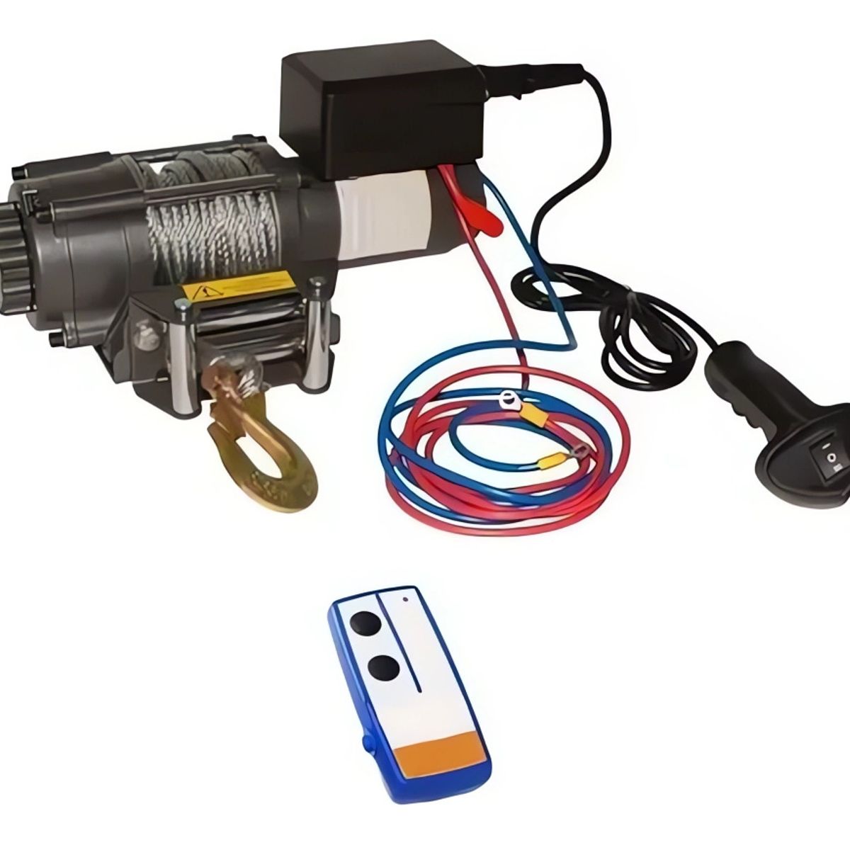 Winche Eléctrico 3500Lbs1588KG 12v Control Remoto, marca KUANGYE - Foto Principal