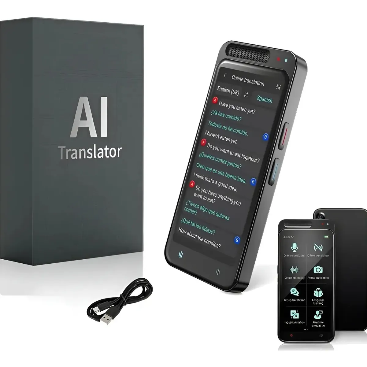 GENERICO - Traductor Instantáneo Rápido Sin Conexión De 138 Idiomas