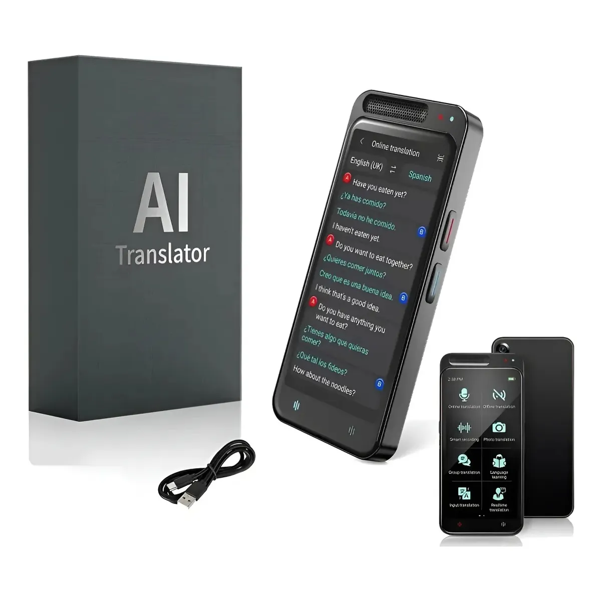 GENERICO - Traductor Instantáneo Rápido Sin Conexión De 138 Idiomas