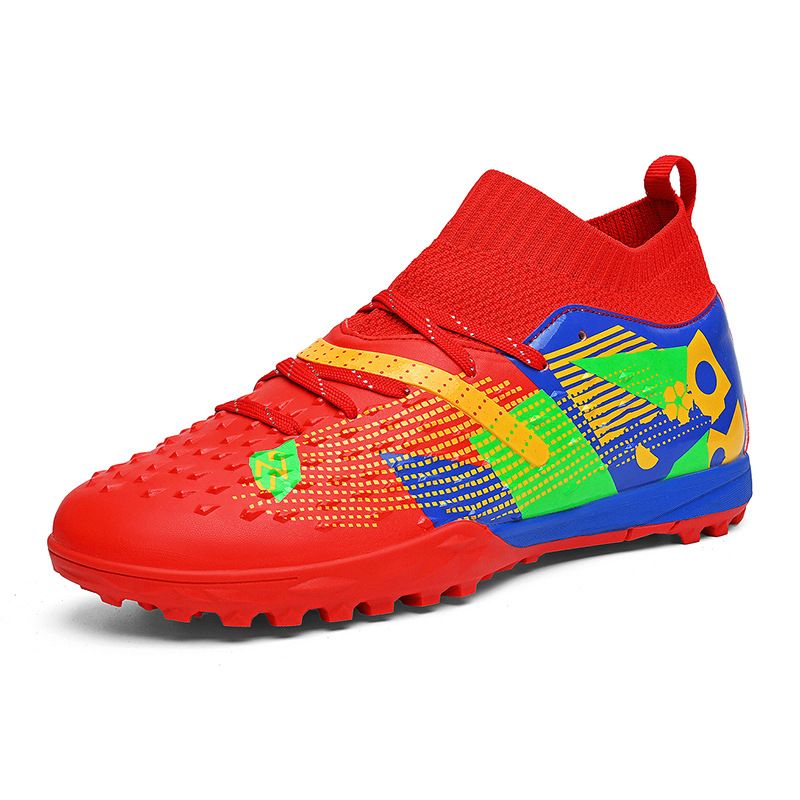 DANWEILE - Zapatillas fútbol caña alta para entrenamiento de estudiantes jóvenes