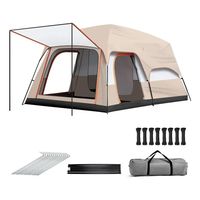 Carpa Camping Tienda Familiar 8 A 12 Personas Impermeable