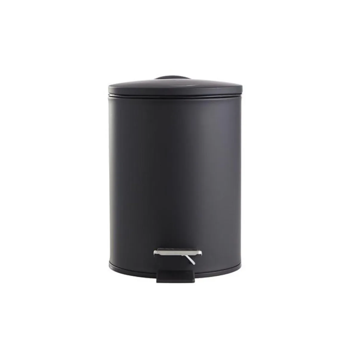 DAY - Basurero 3Lt Acero Inox Cierre Suave DAY - Negro
