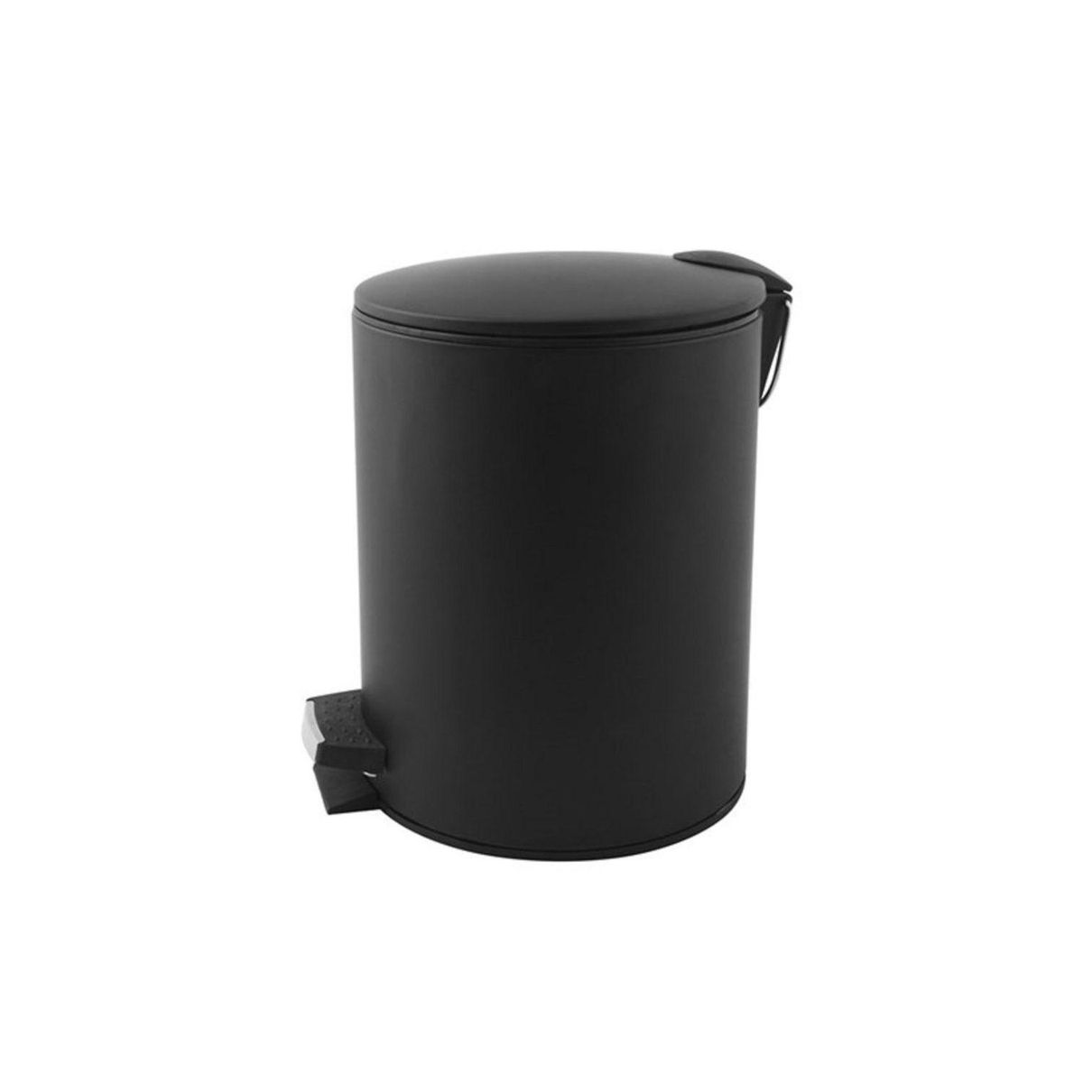 DAY - Basurero 3Lt Acero Inox Cierre Suave DAY - Negro