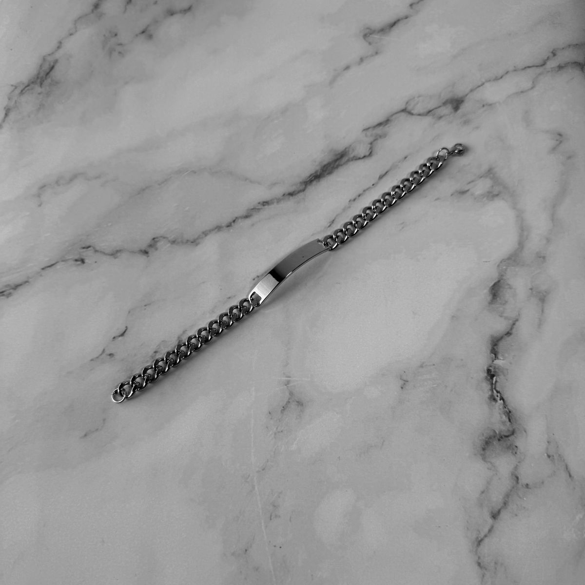 GENERICO - Pulsera Piocha Esclava Grumet 8mm 22cm Acero Inoxidable