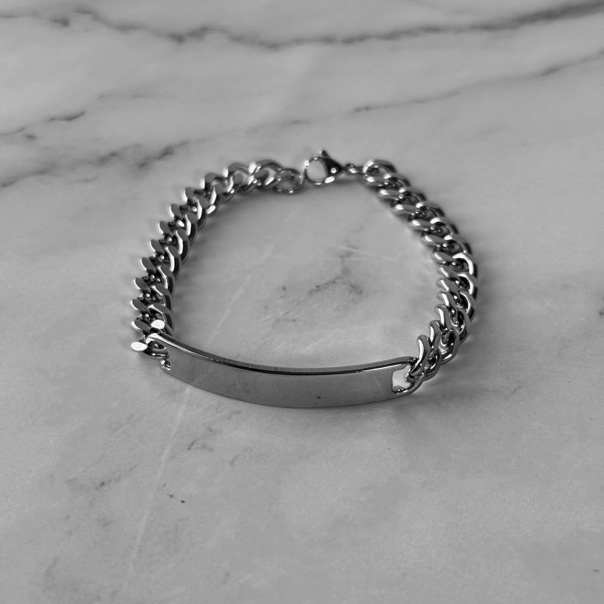 GENERICO - Pulsera Piocha Esclava Grumet 8mm 22cm Acero Inoxidable