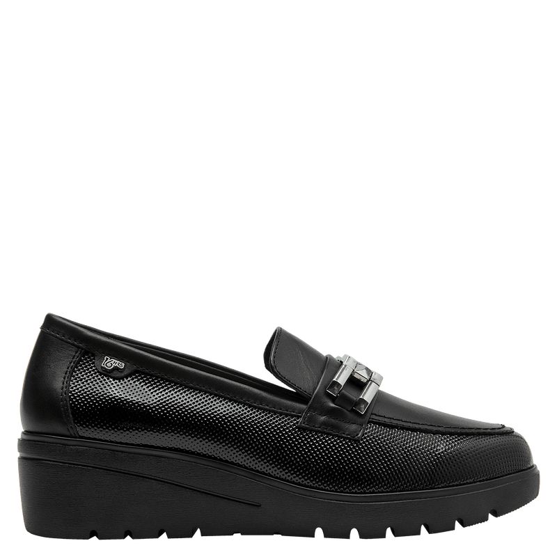 16 HRS - Mocasín Mujer Casual Negro