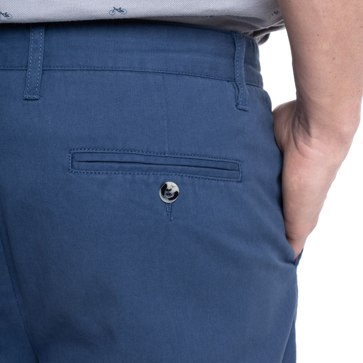 KOTTING - BERMUDA HOMBRE FRENTE PLANO BOLSILLO - Azul Marino