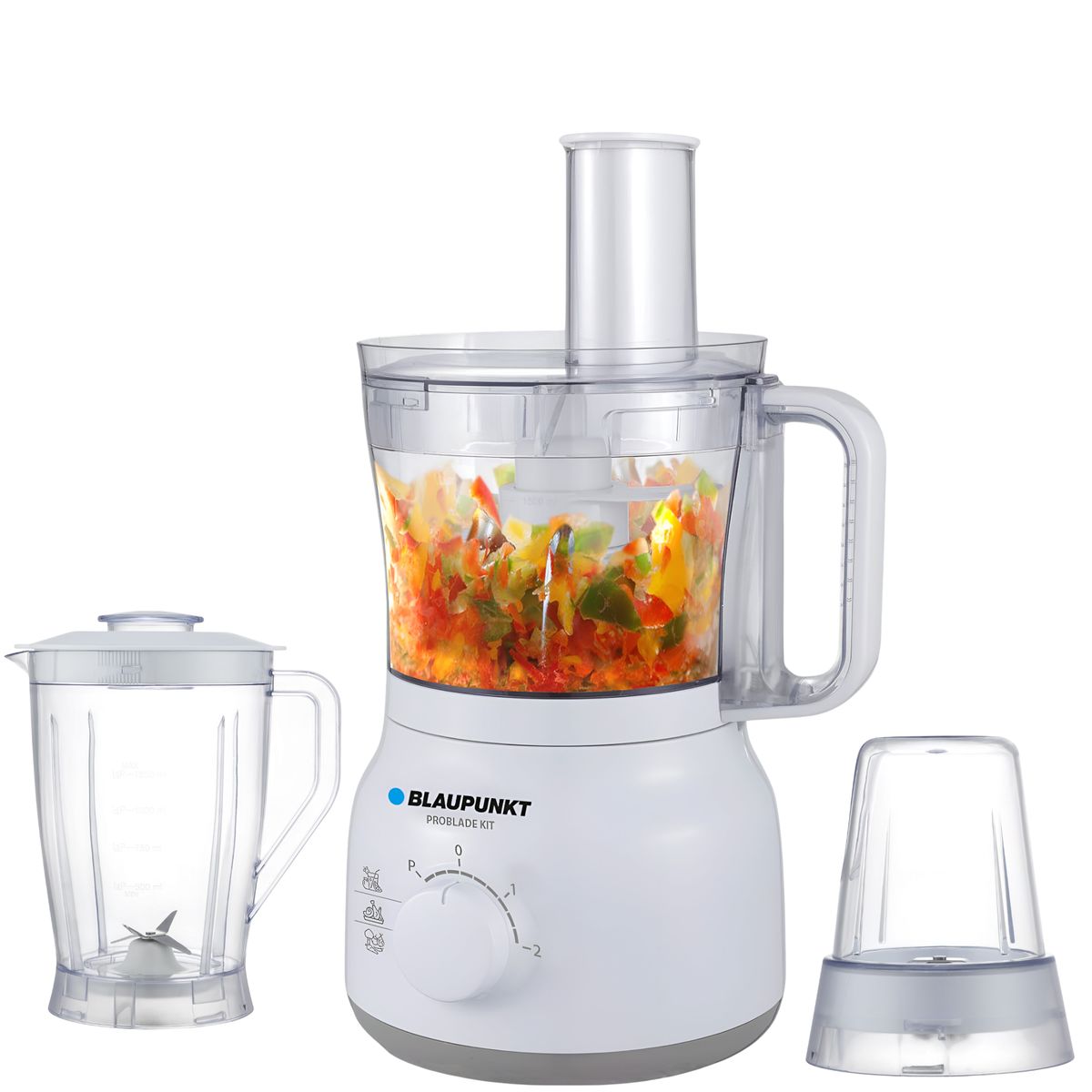 BLAUPUNKT - Kit Procesador de Alimentos Pro Blade 3en1  850W Dual Speed.