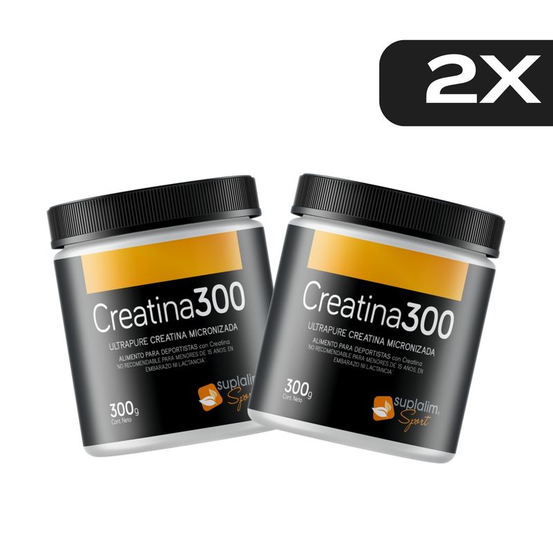 SUPLALIM - PACK CREATINA300 MONOHIDRATO SUPLALIM SPORT