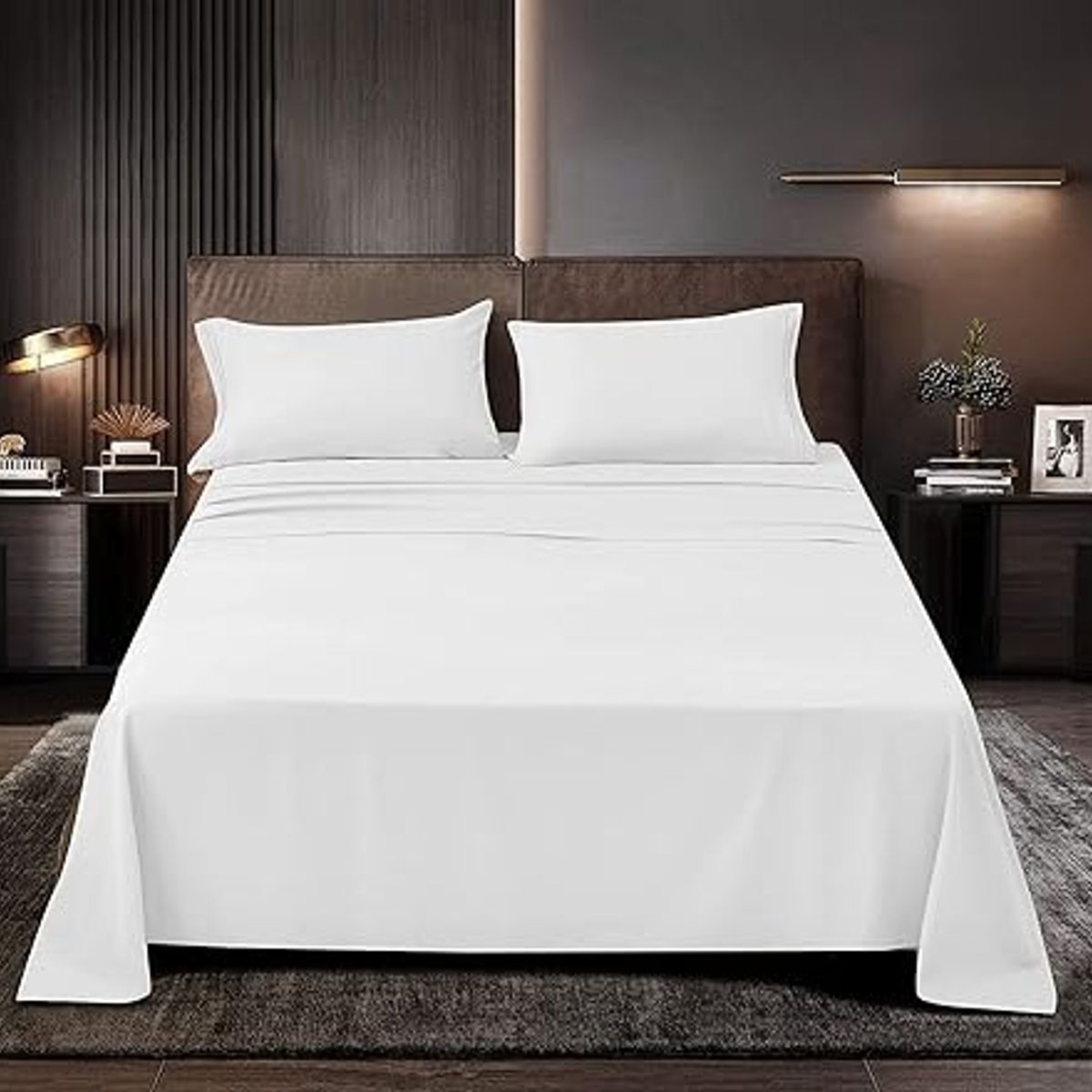 GENERICO - JUEGO DE SABANAS DE GENERO COLOR LISO DE 1.5 PLAZA SET DE 3 PIEZA