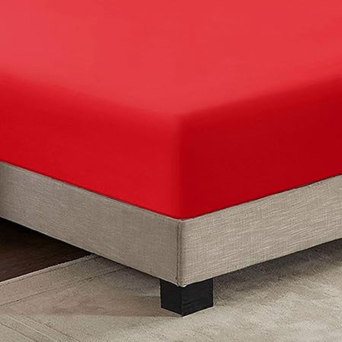 GENERICO - JUEGO DE SABANAS DE GENERO COLOR LISO DE 1.5 PLAZA SET DE 3 PIEZA