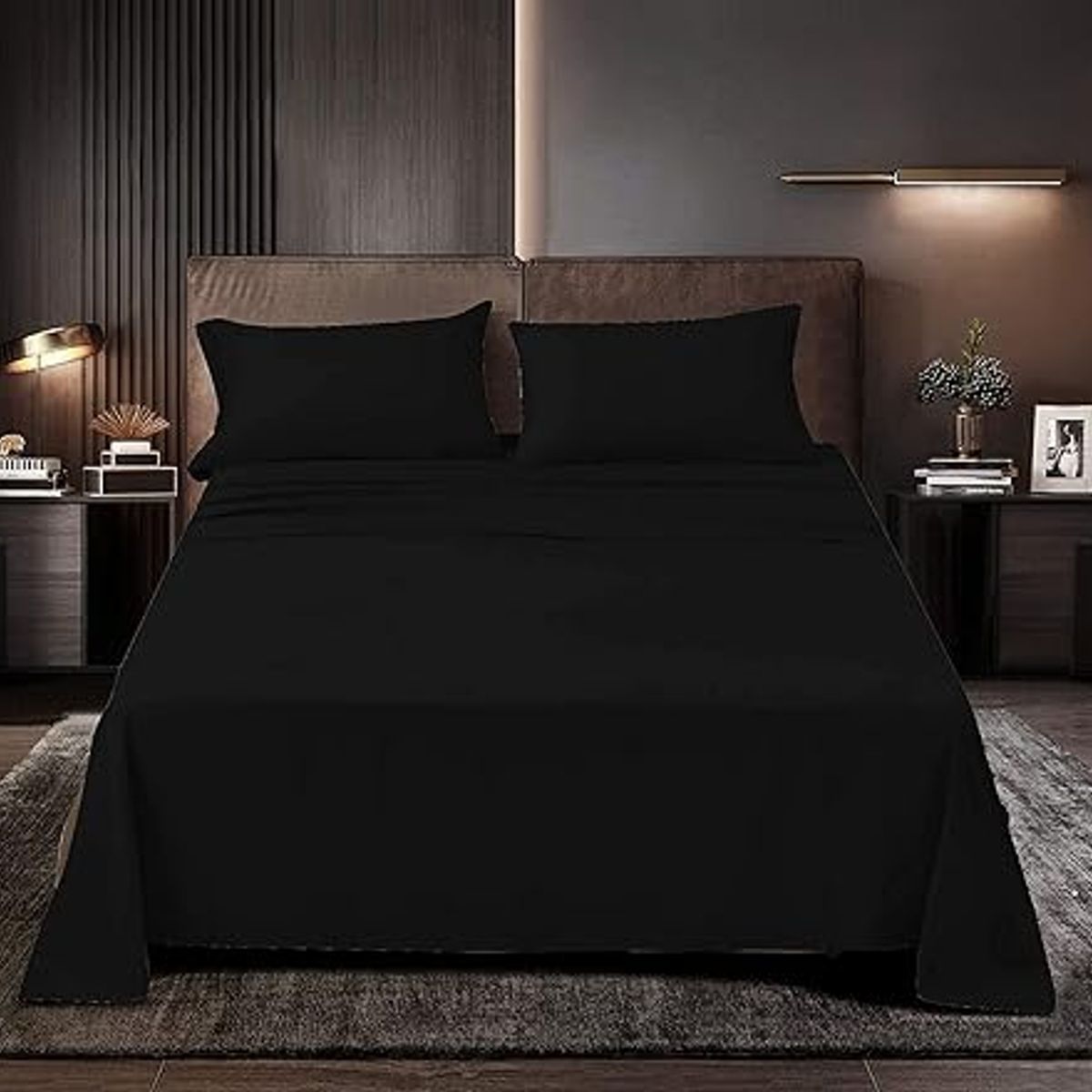 GENERICO - JUEGO DE SABANAS DE GENERO COLOR LISO DE 1.5 PLAZA SET DE 3 PIEZA