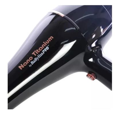 Imagen 2 del producto Secador De Pelo Babylisspro Nano Titanium Rose Gold Black