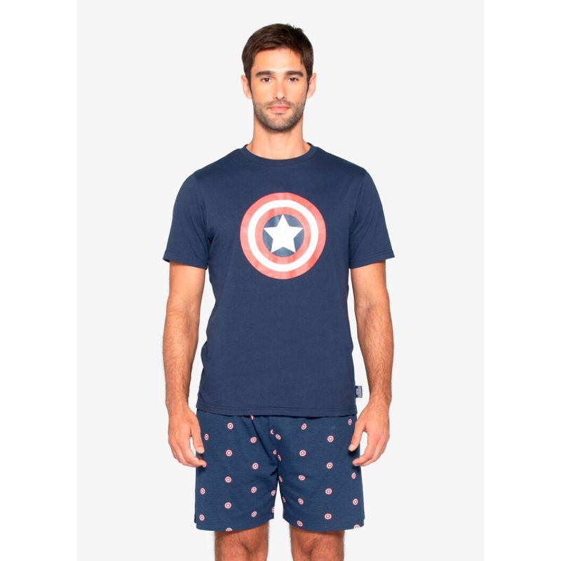 LADY GENNY - Pijama Hombre Juvenil Azul