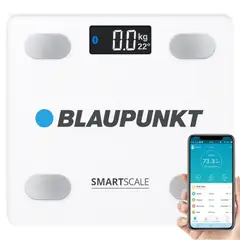 BLAUPUNKT - Balanza Digital Corporal Smart Scale 180KG White