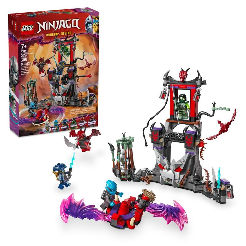 LEGO - LEGO NINJAGO Conjunto del Pueblo Dragónico Tormenta 71841 -
