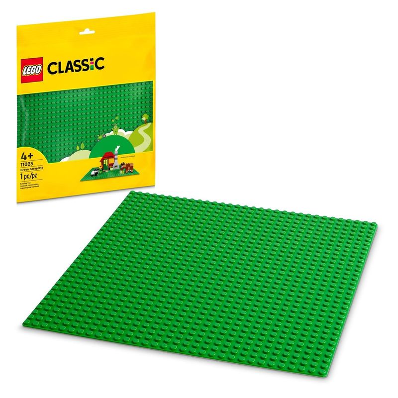 LEGO - LEGO Baseplate Verde Clásico 11023 - 32x32 Estudio Niños