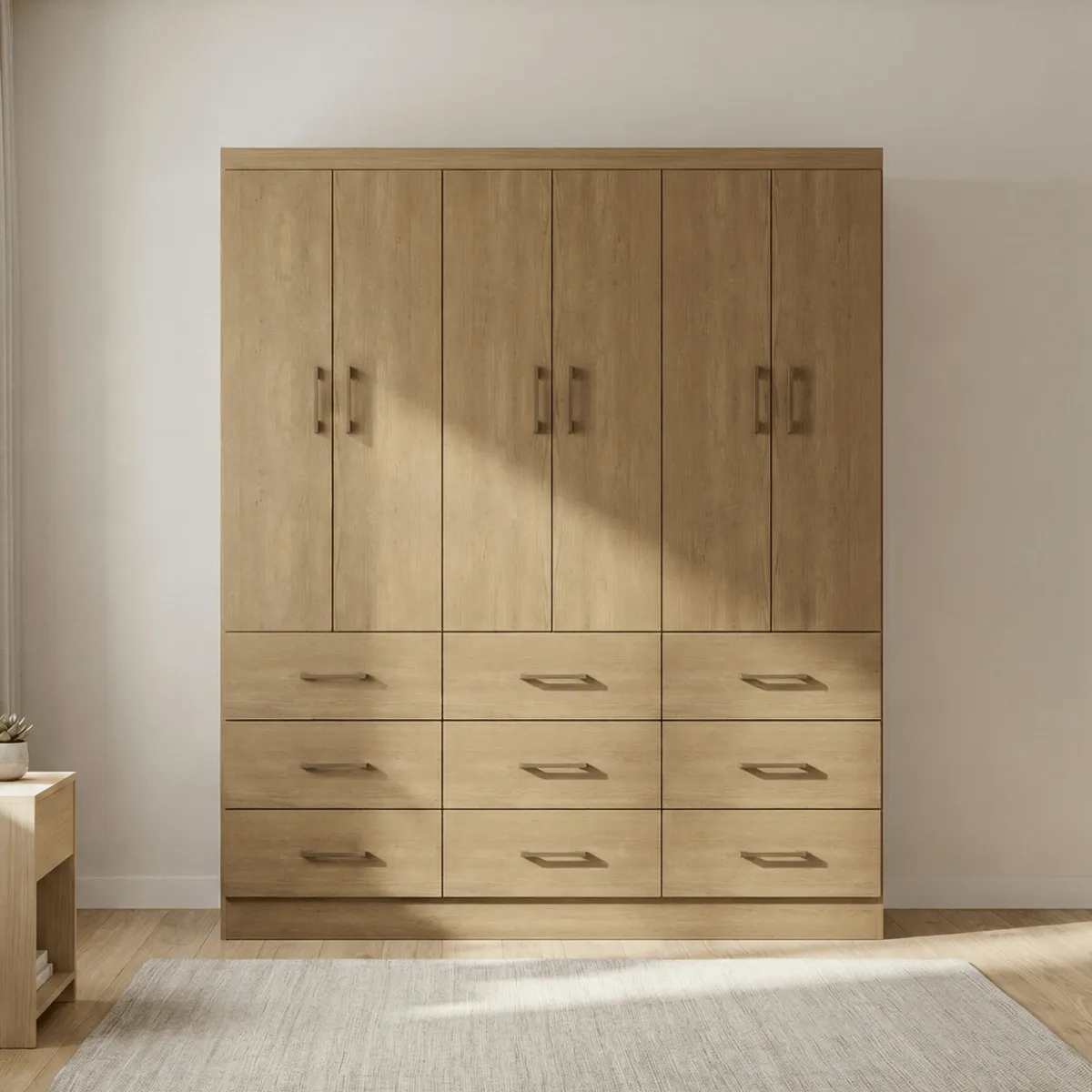 EXIT - Clóset 6 Puertas 9 Cajones 150x182x40 cm