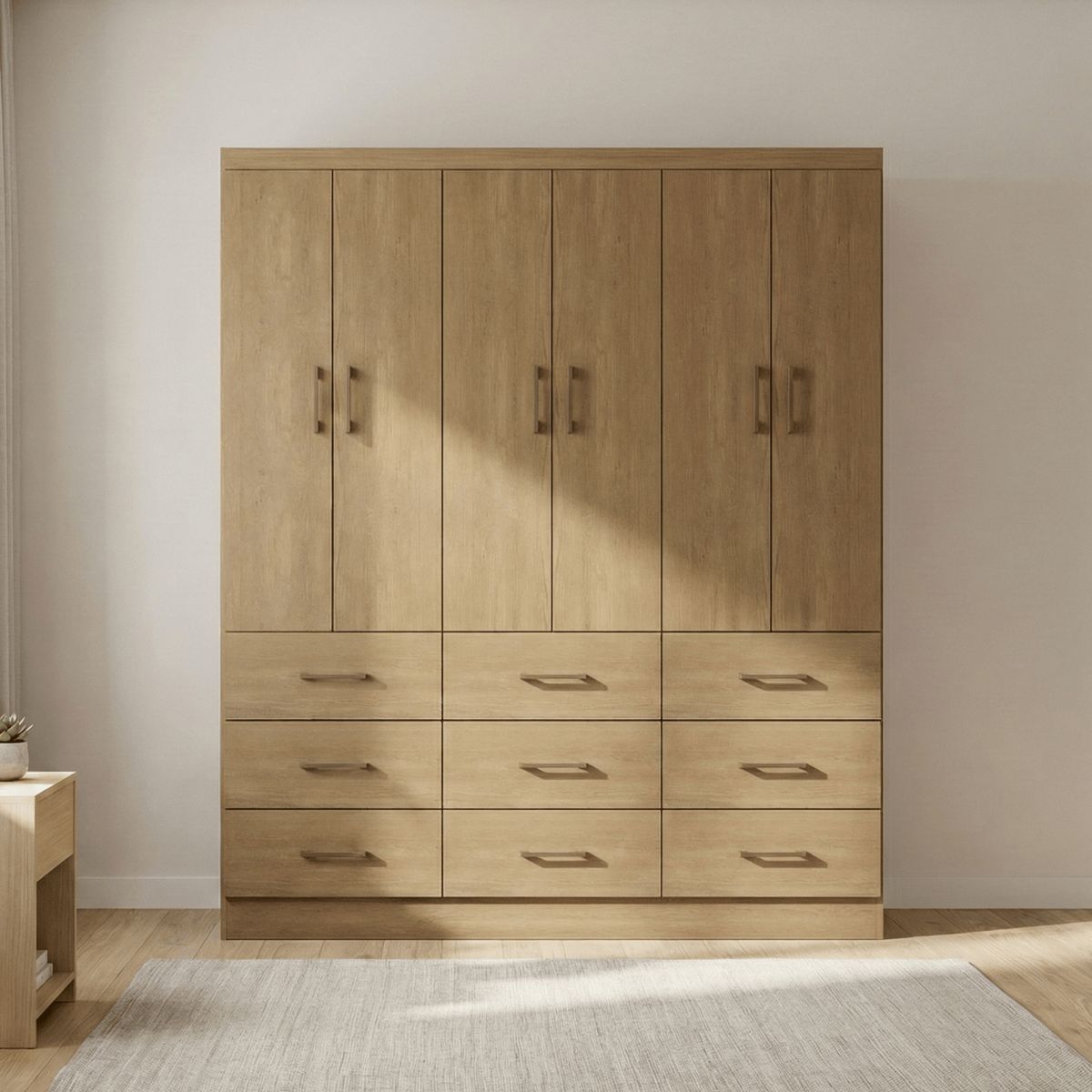 EXIT - Clóset 6 Puertas 9 Cajones 150x182x40 cm