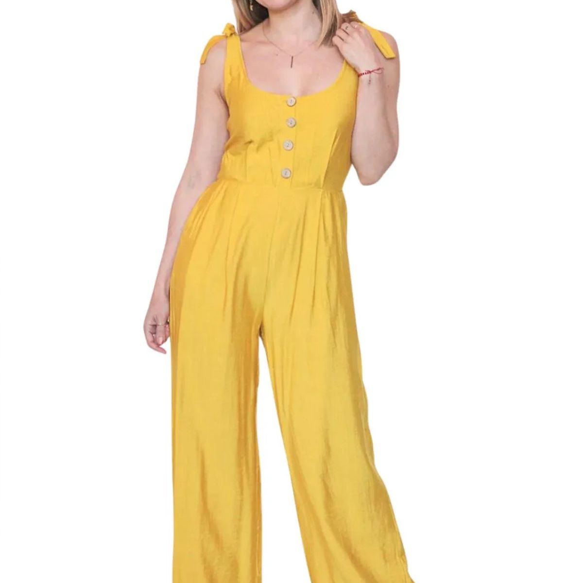 LOOK SHOP - Enterito Palazzo Mujer Elegante Y Cómodo Con Bolsillos 166