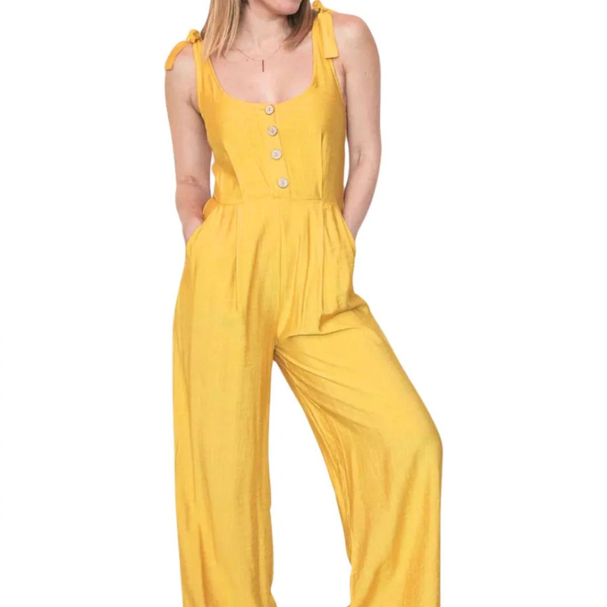 LOOK SHOP - Enterito Palazzo Mujer Elegante Y Cómodo Con Bolsillos 166