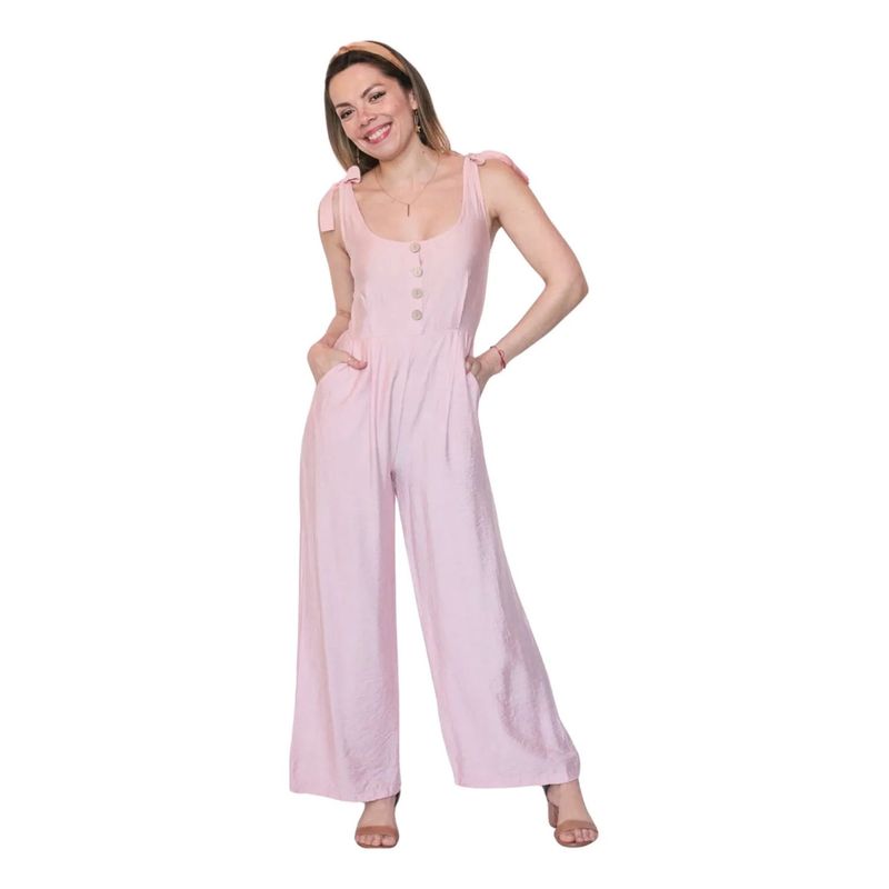 MPROPIA - Enterito Palazzo Mujer Elegante Y Cómodo Con Bolsillos 166