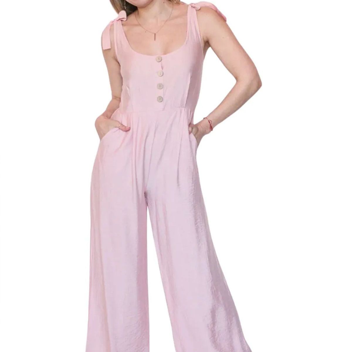 LOOK SHOP - Enterito Palazzo Mujer Elegante Y Cómodo Con Bolsillos 166