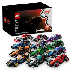 LEGO - Set Construcción Autos Carreras F1 6-Pack - Caja