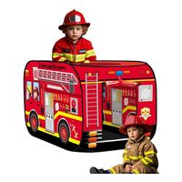 Carpa Infantil De Bombero Plegable Para Niños Niñas