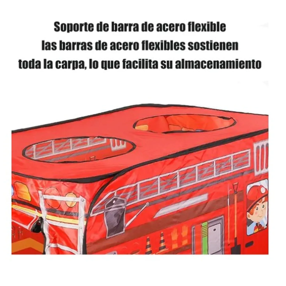 OFERTABKN - Carpa Infantil De Bombero Plegable Para Niños Niñas