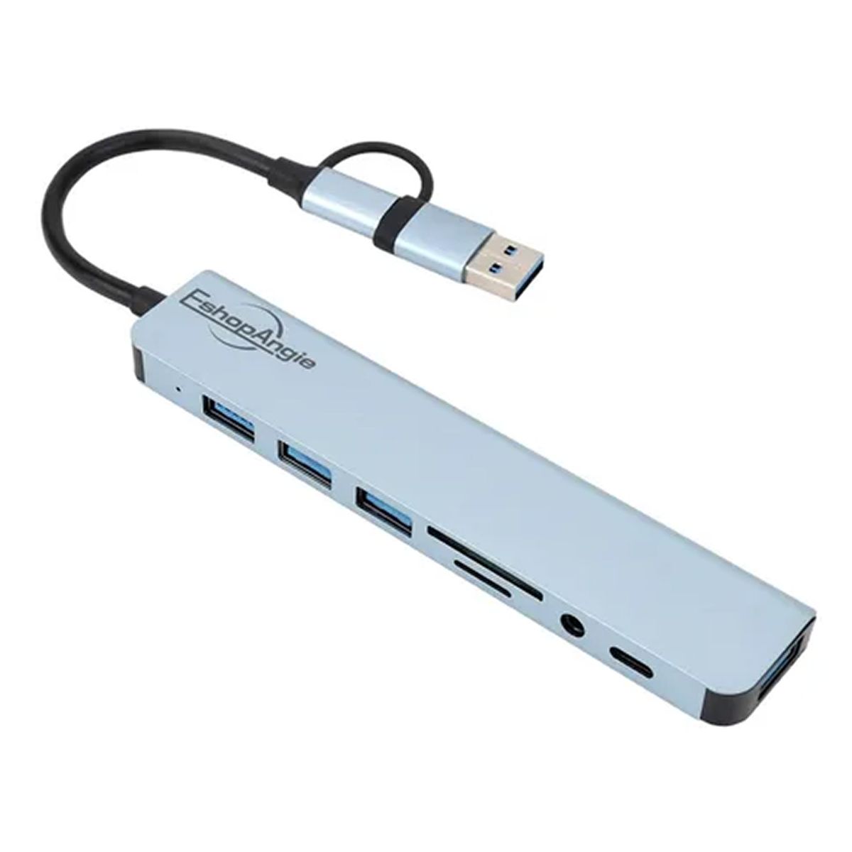 OFERTABKN - Hub Adaptador Usb Tipo C 8 En 2 Para Mac Macbook Windows