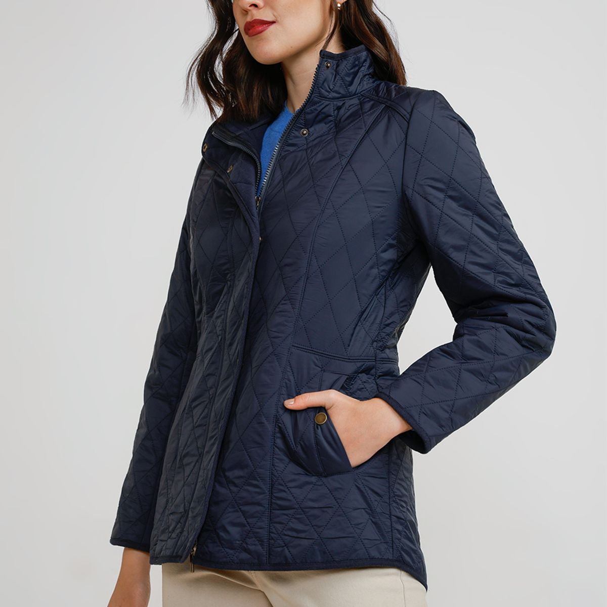 CANADIENNE - Parka Ligera Mujer Marino Canadienne