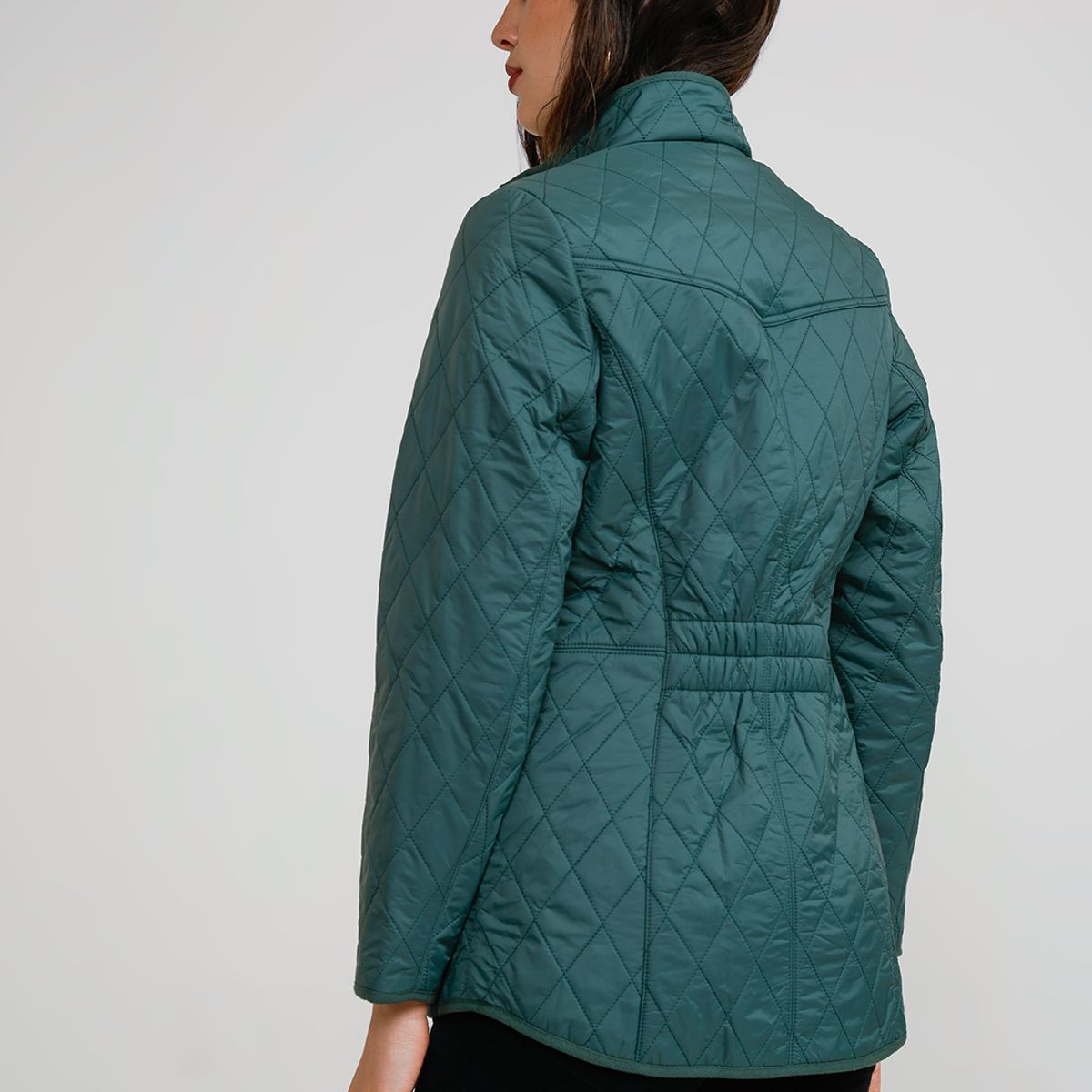 CANADIENNE - Parka Ligera Mujer Nylon Verde Canadienne