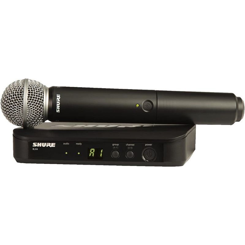 SHURE - Sistema Inalambrico de mano Shure BLX24SM58-M15 - Negro