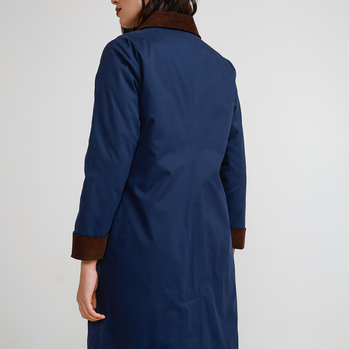 CANADIENNE - Parka Larga Mujer Colomba Azul