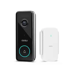 AOSU - Video Timbre para puerta con Cámara de Seguridad UHD 5MP