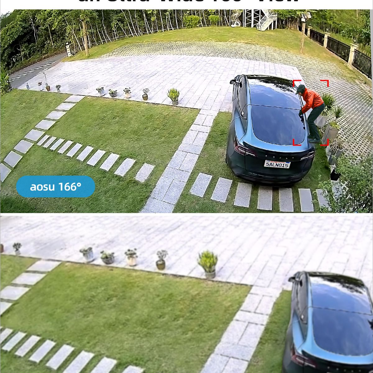 AOSU - Camaras SolarCam System Pro - 4 Cámaras Resolución 2K