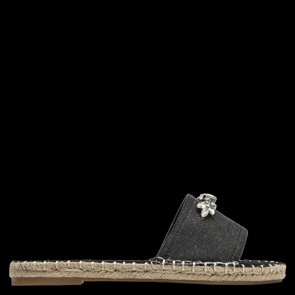 BRUNO ROSSI - Alpargata Mujer Casual Negro