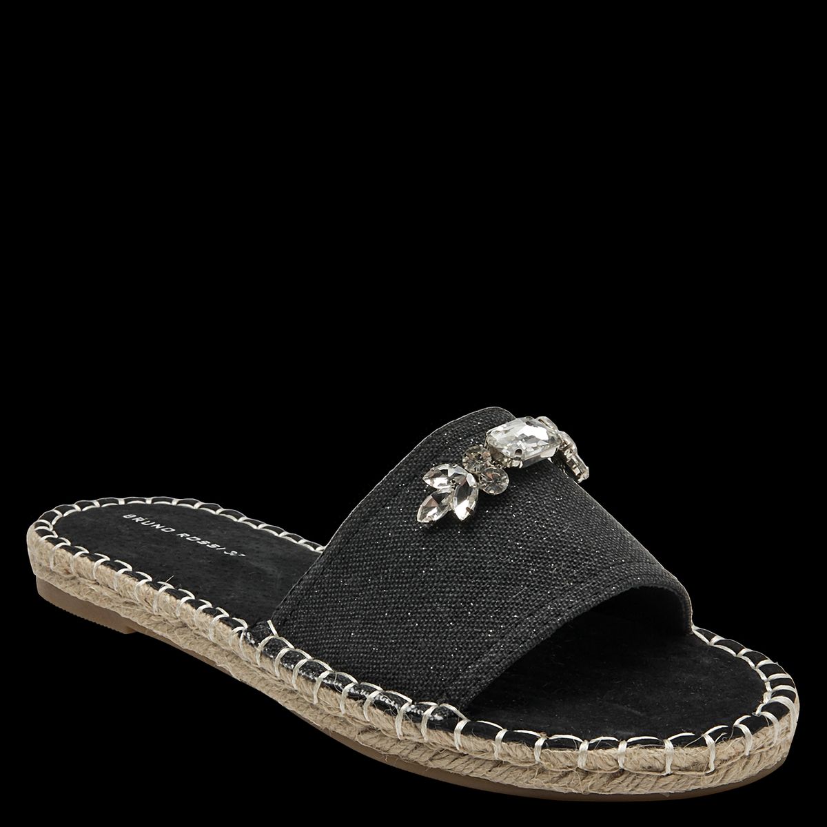 BRUNO ROSSI - Alpargata Mujer Casual Negro